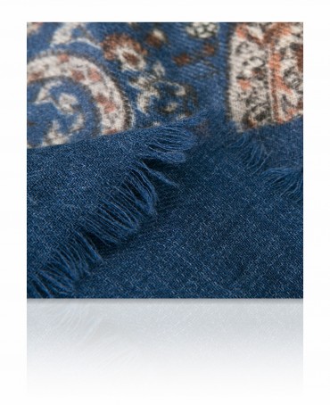 Палантин Унисекс W70.TW4-SK28/BLUE